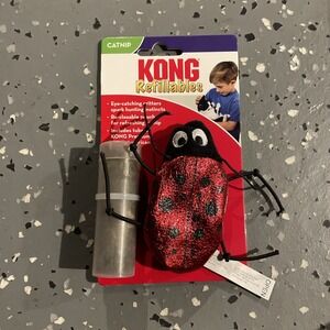 Kong Cat Toy Refillable Ladybug w/ Catnip ... New!